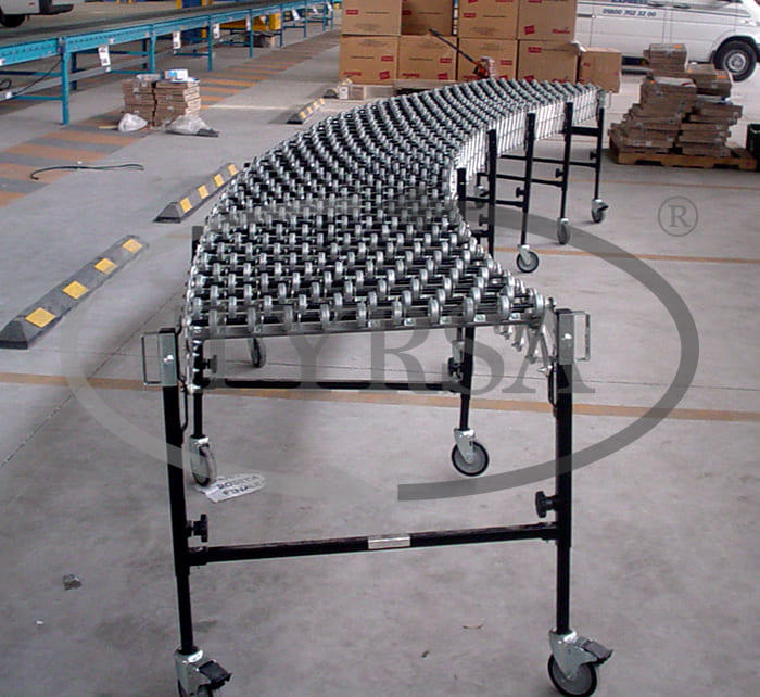 Transportadores Extensibles para Líneas de Trabajo Móviles