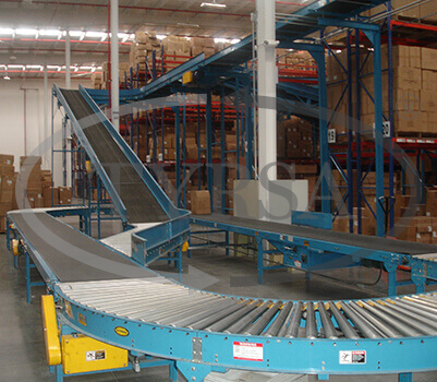 Transportadores Flexibles Motorizados de Rodillos