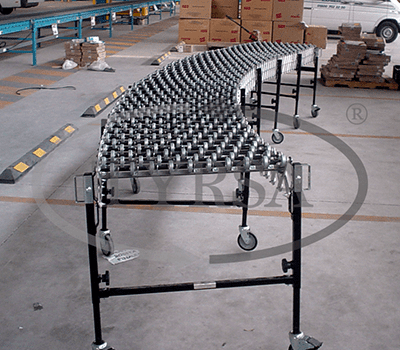 Transportadores Flexibles por Gravedad de Ruedas