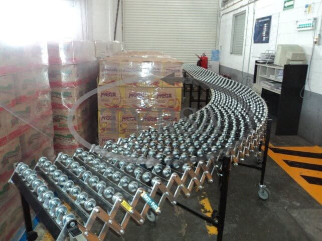 Transportadores flexibles para empaque de productos